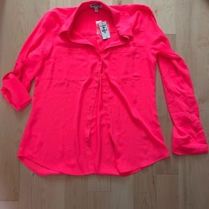 NWT: Express slim fit portofino shirt